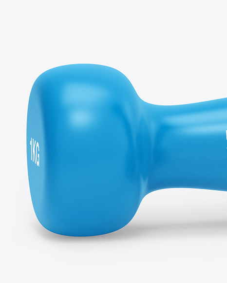 Vinyl Coated Dumbbells Mockup PSD #1