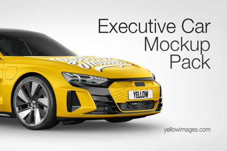 Electric Executive Car Mockup Pack