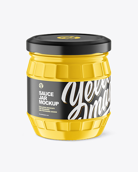 Glossy Jar Mockup