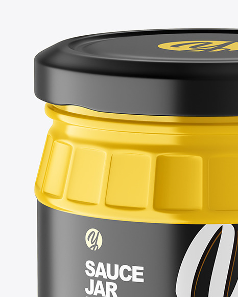 Glossy Jar Mockup PSD #2