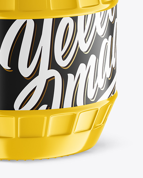 Glossy Jar Mockup PSD #1
