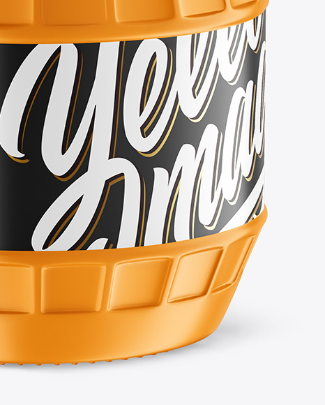 Matte Jar Mockup PSD #1