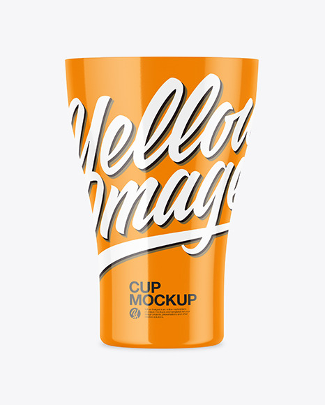 Glossy Cup Mockup PSD #4