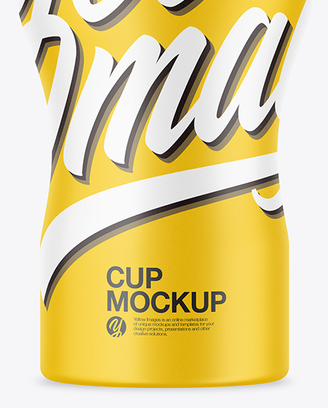 Matte Cup Mockup PSD #4