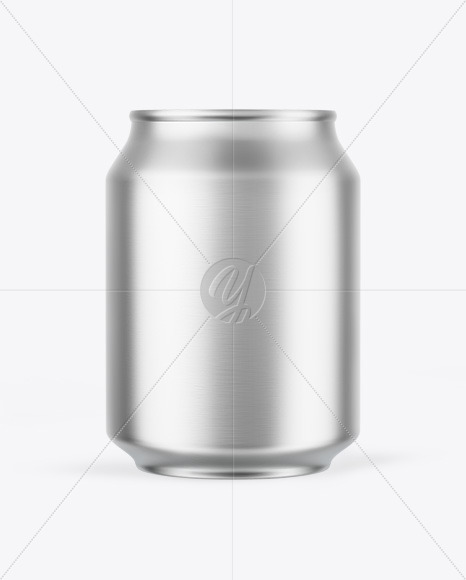 Free Matte Metallic Drink Can Mockup PSD Mockups