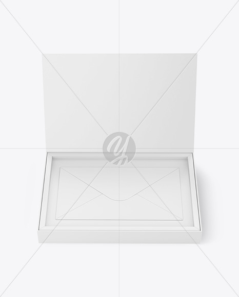 Free Envelope in a Box Mockup PSD Mockups