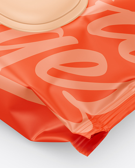 Matte Wet Wipes Pack Mockup PSD #1