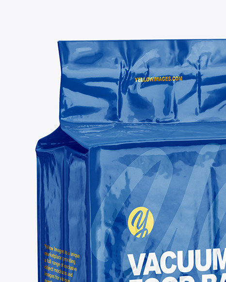 Glossy Coffee Bag Package Mockup PSD #7