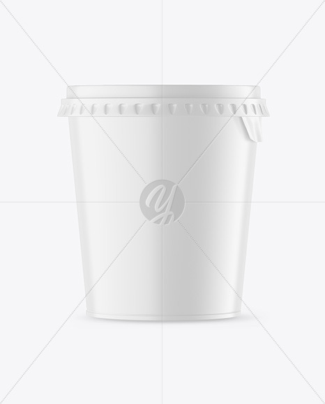 Matte Plastic Cup Mockup PSD #3