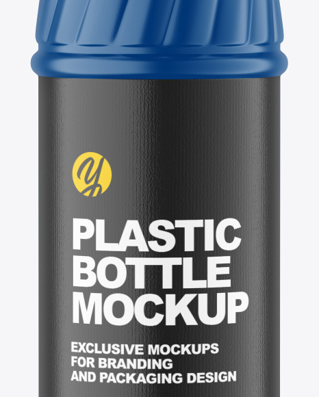 Matte Plastic Bottle Mockup PSD #1