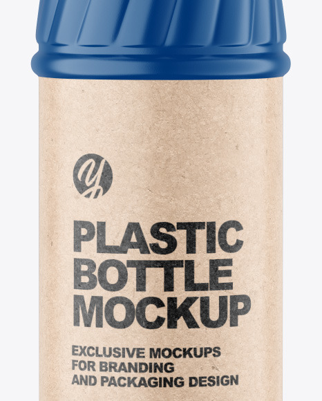 Matte Plastic Bottle Mockup PSD #6
