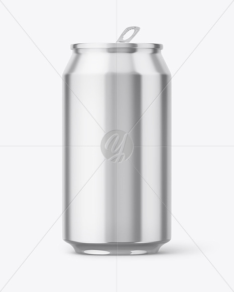 Free Glossy Metallic Aluminium Can Mockup PSD Mockups