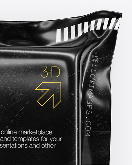 Sealed Bag Mockup PSD #1