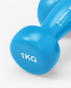 Vinyl Coated Dumbbells Mockup