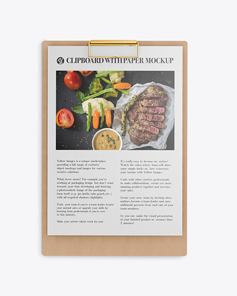 Clipboard Mockups