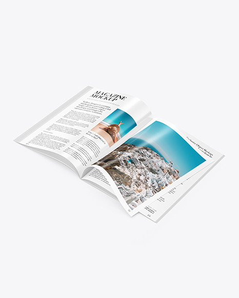 Glossy Magazine Mockup