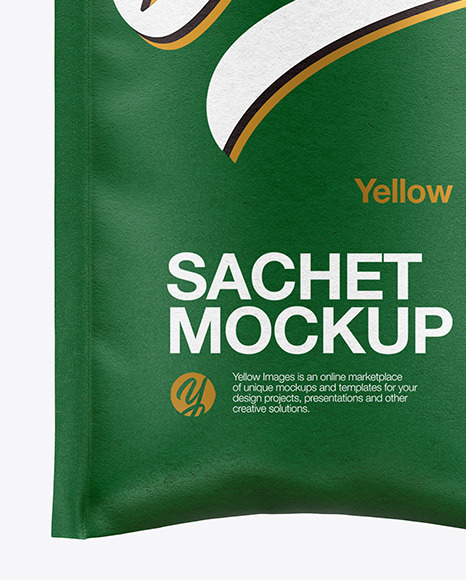 Paper Sachet Mockup PSD #5