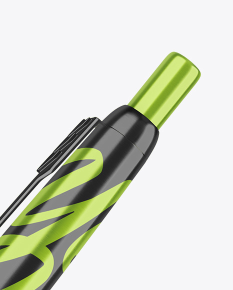 Metallic Pen Mockup PSD #2