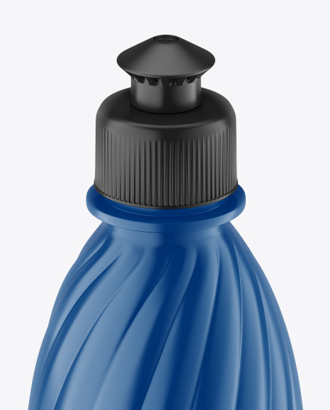 Matte Plastic Bottle Mockup PSD #2