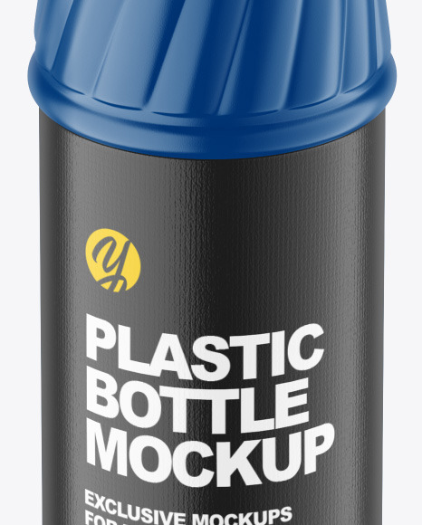 Matte Plastic Bottle Mockup PSD #1