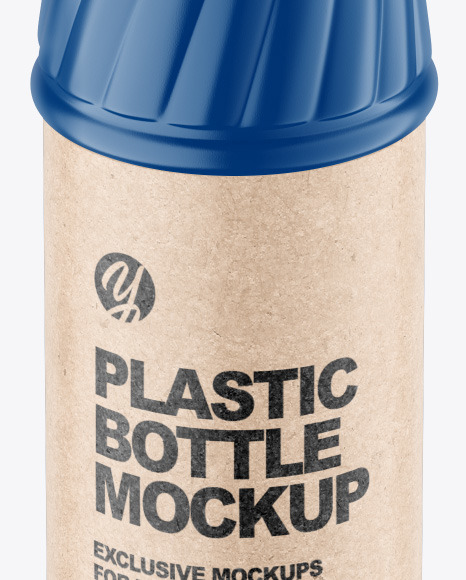 Matte Plastic Bottle Mockup PSD #6