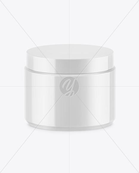 Free Glossy Cosmetic Jar Mockup PSD Mockups