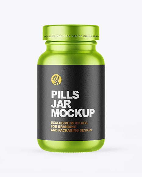 Pill Jar Mockup