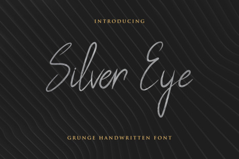 Silver Eye Calligraphy Font