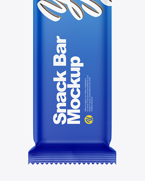 Matte Snack Bar Mockup PSD #1