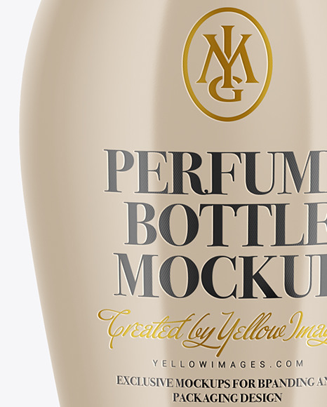 Glossy Perfume Bottle Mockup PSD #7