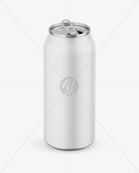 Free Opened Metallic Can W/ Matte Finish Mockup PSD Mockups