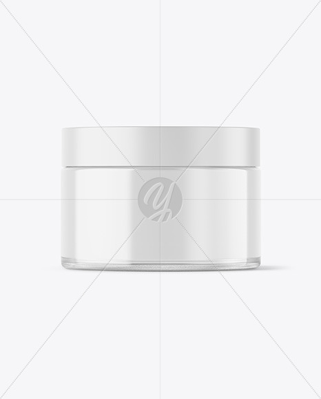 Free Clear Cosmetic Jar Mockup PSD Mockups