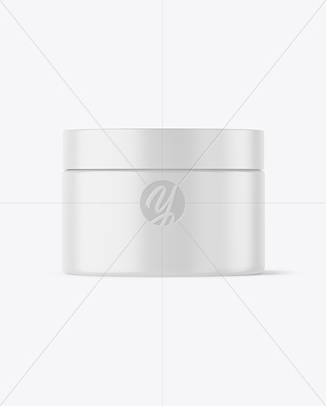 Free Matte Cosmetic Jar Mockup PSD Mockups