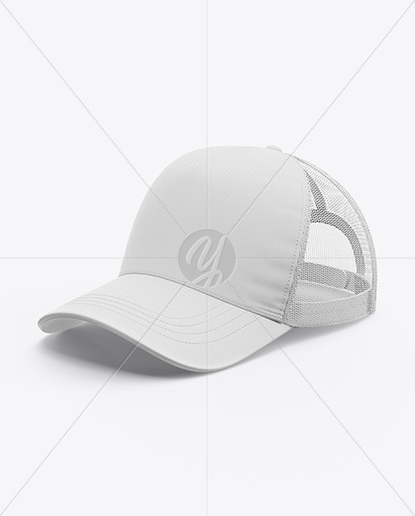 Free Baseball Cap Mockup - Half Side View PSD Mockups