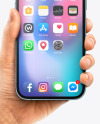 Apple iPhone 12 Pro Max in Hand Mockup