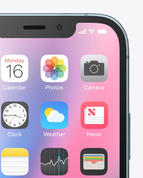 Apple iPhone 12 Pro Max in Hand Mockup