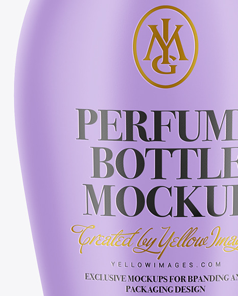 Matte Perfume Bottle Mockup PSD #7