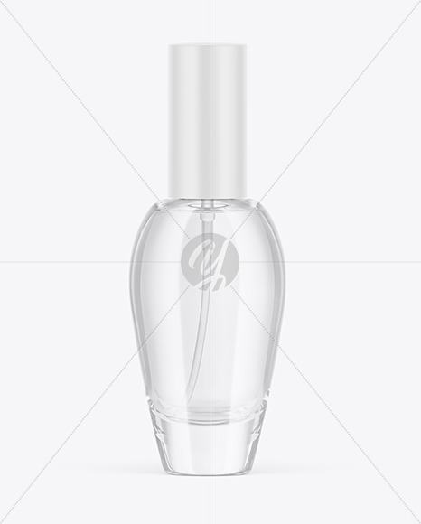 Free Clear Glass Perfume Bottle Mockup PSD Mockups