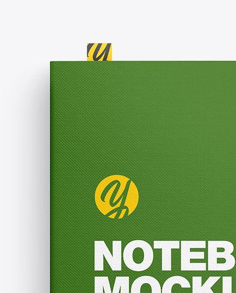 Fabrick Notebook Mockup PSD #2