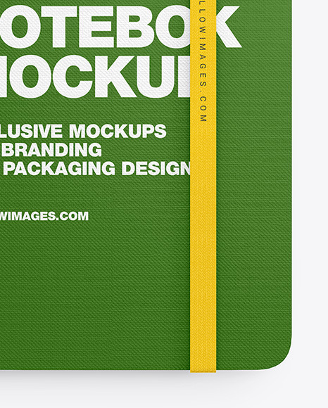 Fabrick Notebook Mockup PSD #6