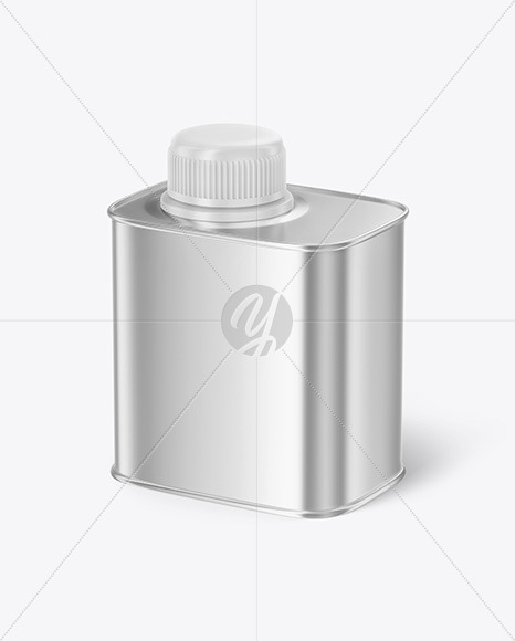 Free Metallic Tin Can Mockup PSD Mockups