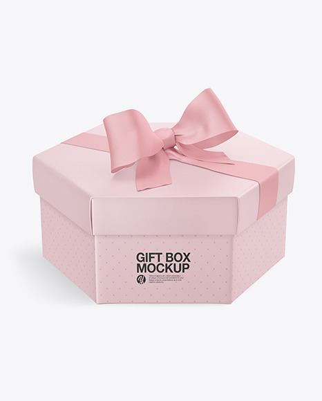 Gift Box Mockup PSD #2