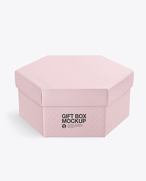 Gift Box Mockup PSD #3