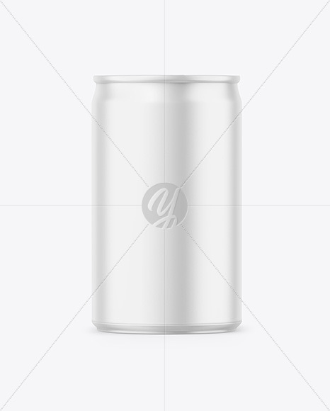 Free 150ml Matte Drink Can Mockup PSD Mockups