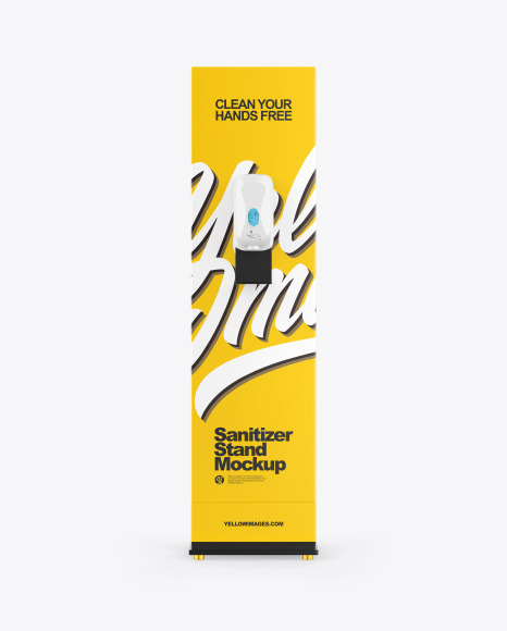Hand Sanitizer Stand Mockup