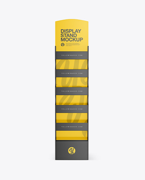 Plastic Display Stand Mockup