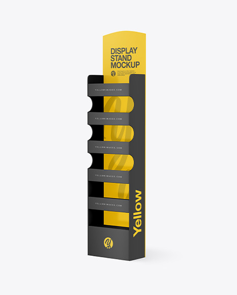 Plastic Display Stand Mockup