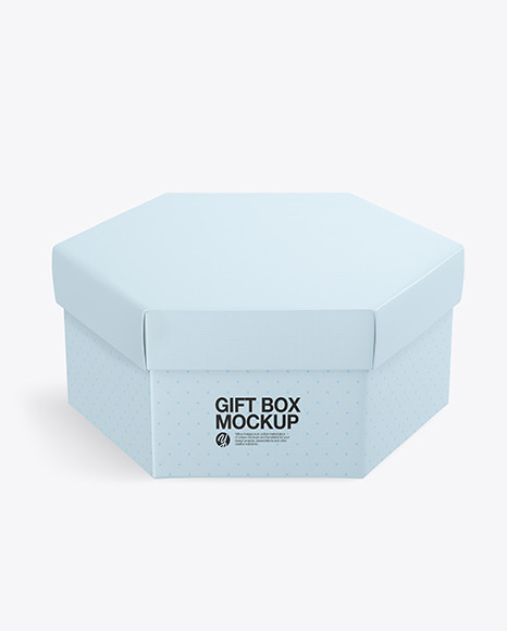 Gift Box Mockup PSD #2
