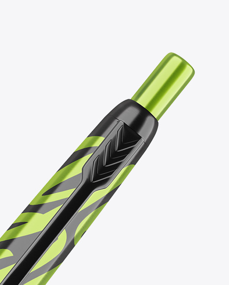 Metallic Pen Mockup PSD #2