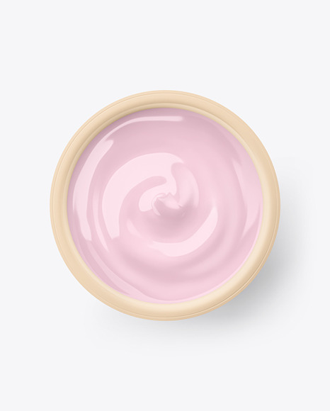 Yoghurt Cup Mockup PSD #2